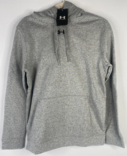 Under Armour Women's Grey Hustle Fleece Hoodie Size Small