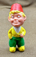 DDR Wackelkopf Figur Hartgummi " Zwerg / Kobold " PGH Effelder / Th&uuml;ringen /JO