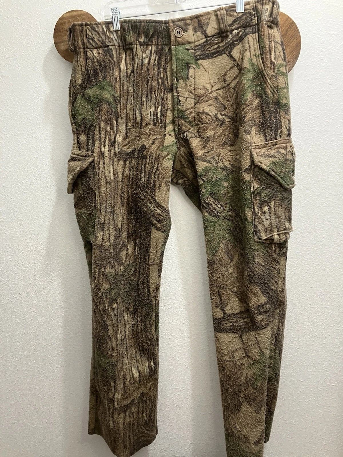 Day One Camouflage Mens Vintage Pants Cargo Hunting 40x32 Made in USA RARE