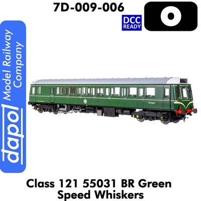 Class 121 55031 BR Green Speed Whiskers Diesel DMU O 1:43,5 Dapol 7D-015-006