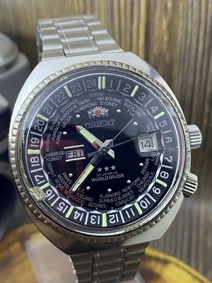 RARE JAPAN VINTAGE ORIENT WD AUTOMATIC 1942 MENS ORIGINAL DIAL WATCH #8373