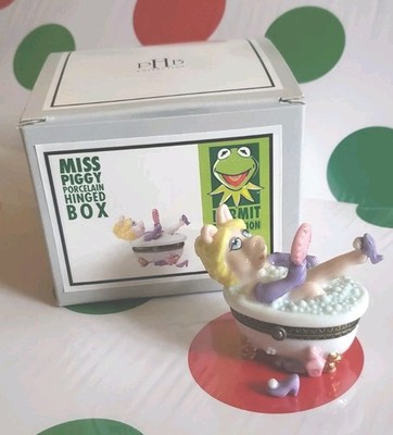 Miss Piggy PHB Porcelain Hinged Box with Shoe Trinket Midwest of Cannon Falls