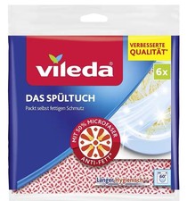 Vileda Spültuch 6er Set Pack 34x34 cm