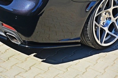 Maxton Design Diffusor Flaps passend für SAAB 9-3 TURBO X schwarz Hochglanz