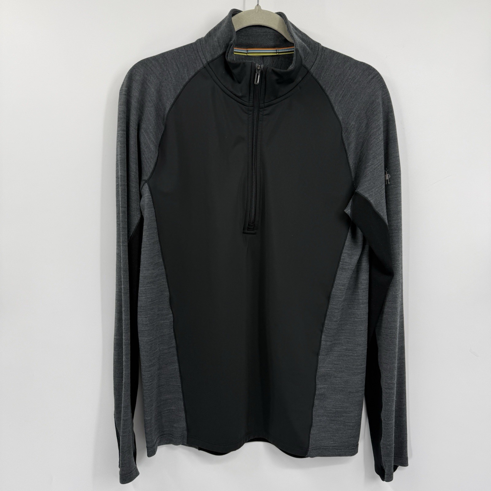 Smartwool 1/2 Zip Base Layer Pullover Men Size Me… - image 13