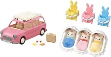 Image of Sylvanian Families Picnic Van & Triplets Set – Imaginative Play, Storytelling