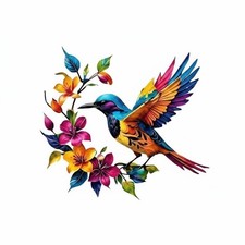 Metal Bird Wall Art Decorative Floral Bird Wall Decor Artisanal Look