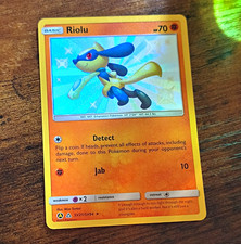 The Pokémon Company Riolu Shiny Holo Rare SV21/SV94 Hidden Fates 70 HP EN on eBay
