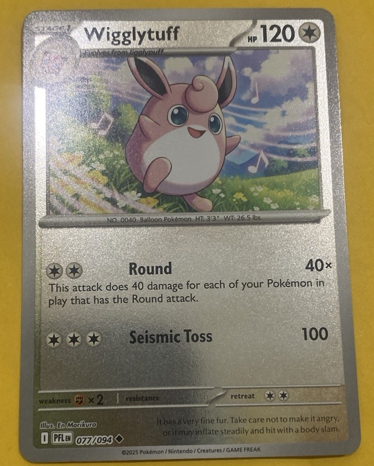 Wigglytuff 77/94 - Reverse Holofoil NM - ME: Phantasmal Flames - Pokémon TCG