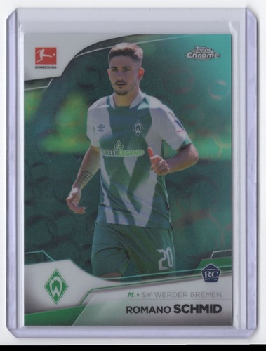 2022 Aqua Bubble Refractor Romano Schmid Rookie 036/275 SV Werder Bremen #24