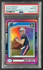 DRAKE MAYE PSA 10 2024 PANINI DONRUSS #379 OPTIC RATED ROOKIE PREVIEW PINK PRIZM