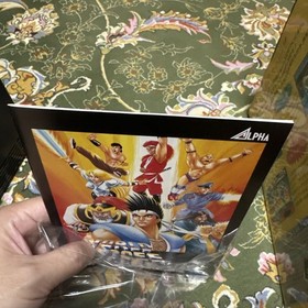 World Heroes Neo Geo AES ROM Cartridge SNK 1992 Fighter Game Box Manual Japan JP