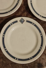 VINTAGE lamberton Set Of 5  7' Plates  FROM DGC ( DETROIT GOLF CLUB )