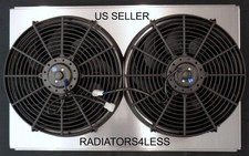 Aluminum Radiator Fan Shroud W 14 Fans 1967-1972 Chevy Pickup Truck C10 C20