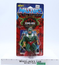 King Hiss Masters of the Universe MOTU 1985 Mattel Action Figure NEW SEALED
