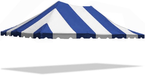 20x30 Commercial Heavy Duty Replacement Top Blue Event Canopy Frame Tent Used
