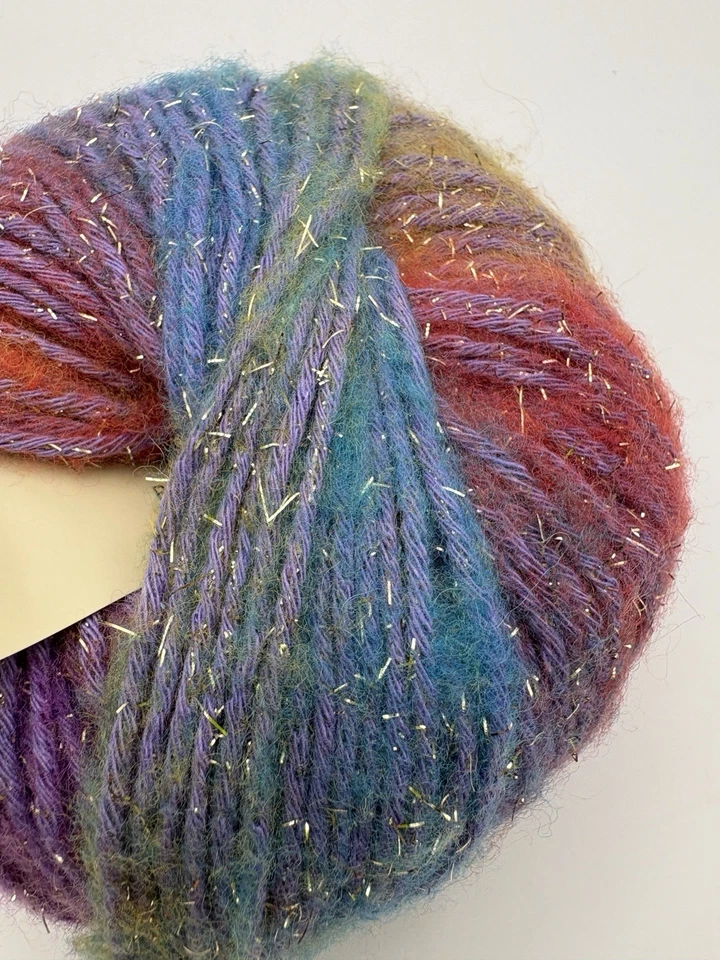 Crystal Palace Yarns Gold Rush Multi-Colored Metallic # 1011 Bulky 50g 85yds - Image 2 of 4