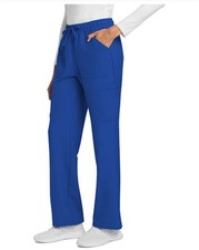Cherokee Drawstring Cargo Scrub Pants Royal Blue Women  s  New With Tags 
