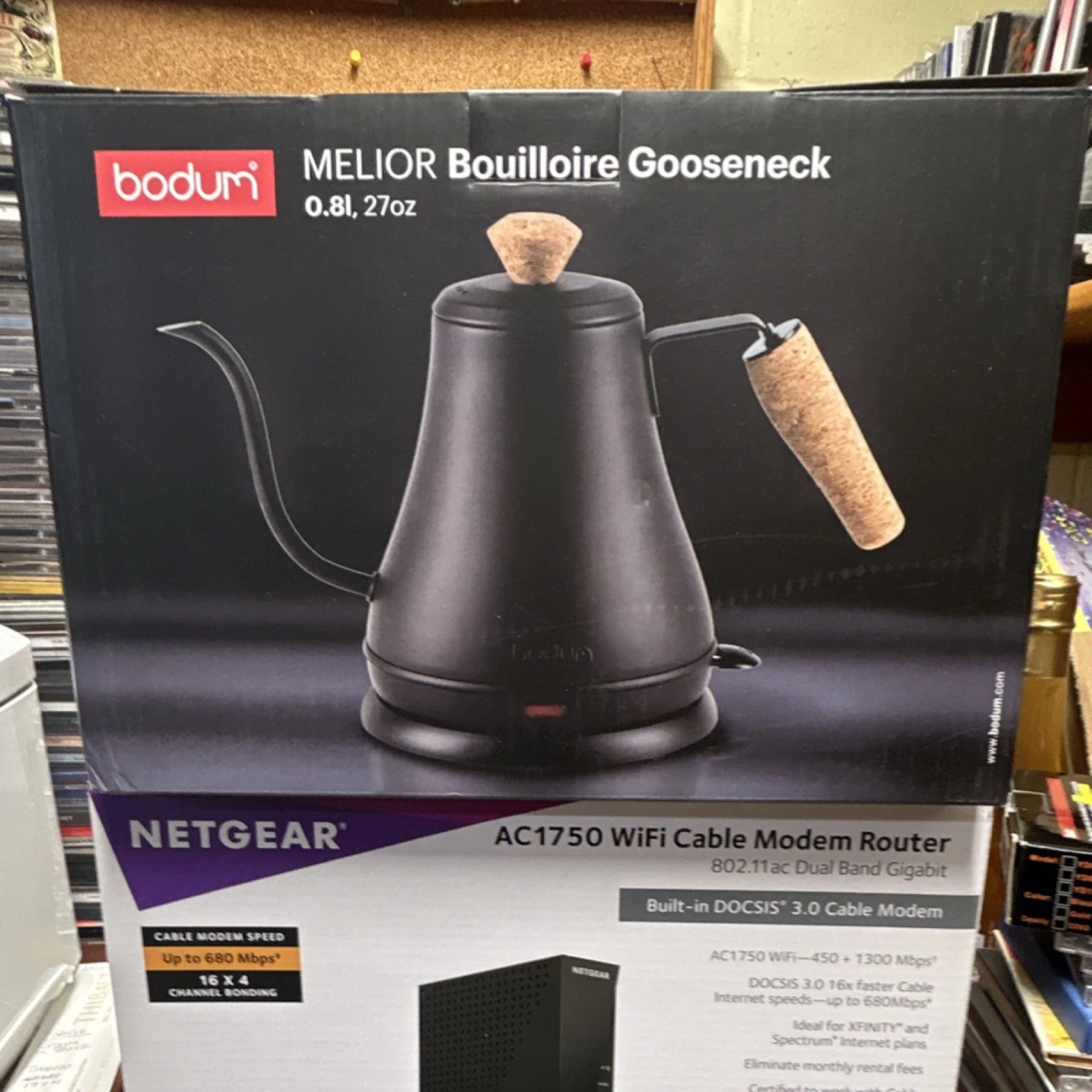 Bodum Melior Gooseneck Electric Kettle 0.8L 27oz Black Corded