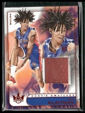 2024-25 Panini Court Kings #RJS-BBK Bobi Klintman Rookie Swatches Amber #/49