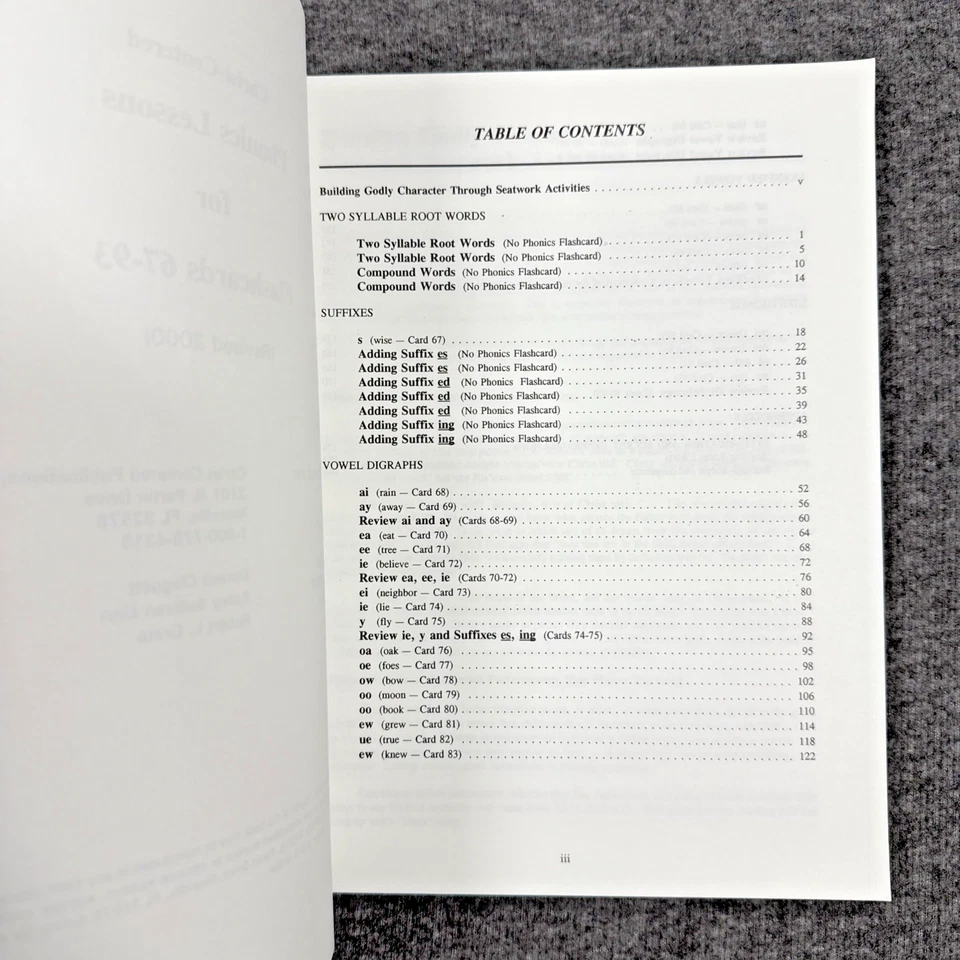 Christ Centered Phonics Lessons for Flashcards 67-93 Revised Ed Doreen Claggett - Image 4 of 4