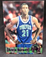 Kevin Garnett 1995-96 Topps Stadium Club Rookie Card#343!Timberwolves F GOAT HOF. rookie card picture