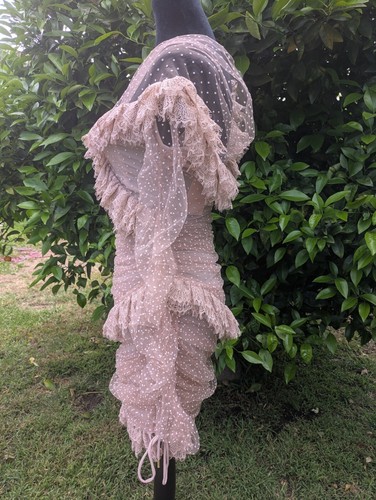 House Of CB London Sorrel Tulle Asymmetric Mini Dress Size M NWT - Picture 8 of 13