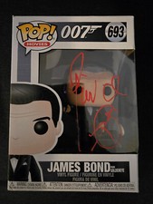 PIERCE BROSNAN signed autograph in person FUNKO POP JAMES BOND 007 ACOA