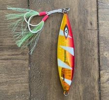 Tiger-Slow Pitch Jig 180gms Double assist Hooks high Quality Tuna bottom fish