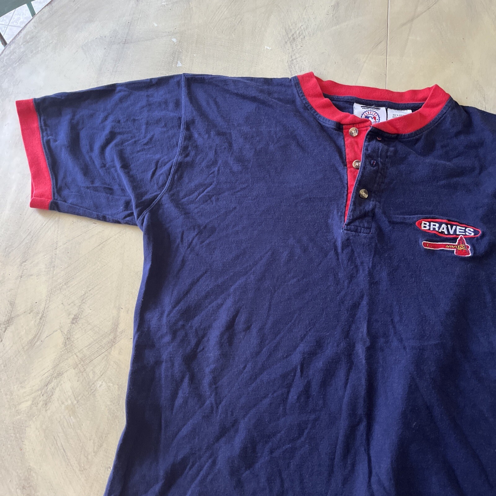 Vintage 2000 Atlanta Braves Pro Edge Iron Knights but… Gem