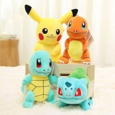 Pokemon Kuscheltiere - Pikachu, Glumanda, Bisasam, Schiggy, Enton