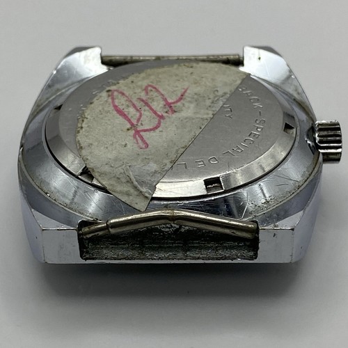 37mm Gents Jowissa De Luxe Large Date Dial Watch Head FOR PARTS TO RESTORE - Picture 19 of 21