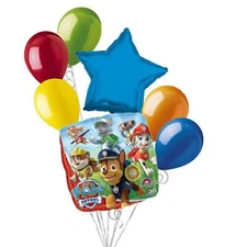 7 pc Paw Patrol Balloon Bouquet Party Decoration Birthday Nick Jr. Chase Ryder