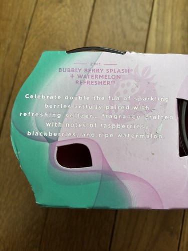 Glade 2er Pack Kerzenglas Air Bubbly Berry Splash & Watermelon Refresher - Bild 5 von 6