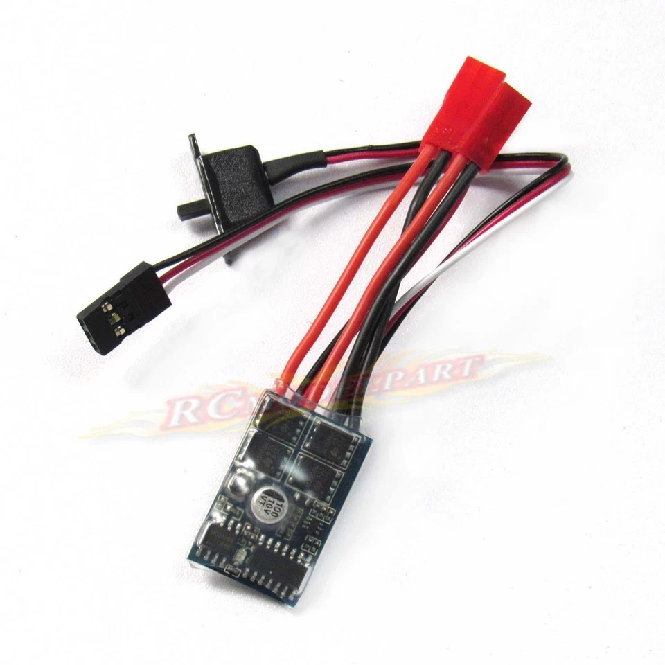 4pcs 10A ESC Brushed Motor Speed Controller w/o Brake 5V 2S for RC Mini Car Ship - Image 3 of 4