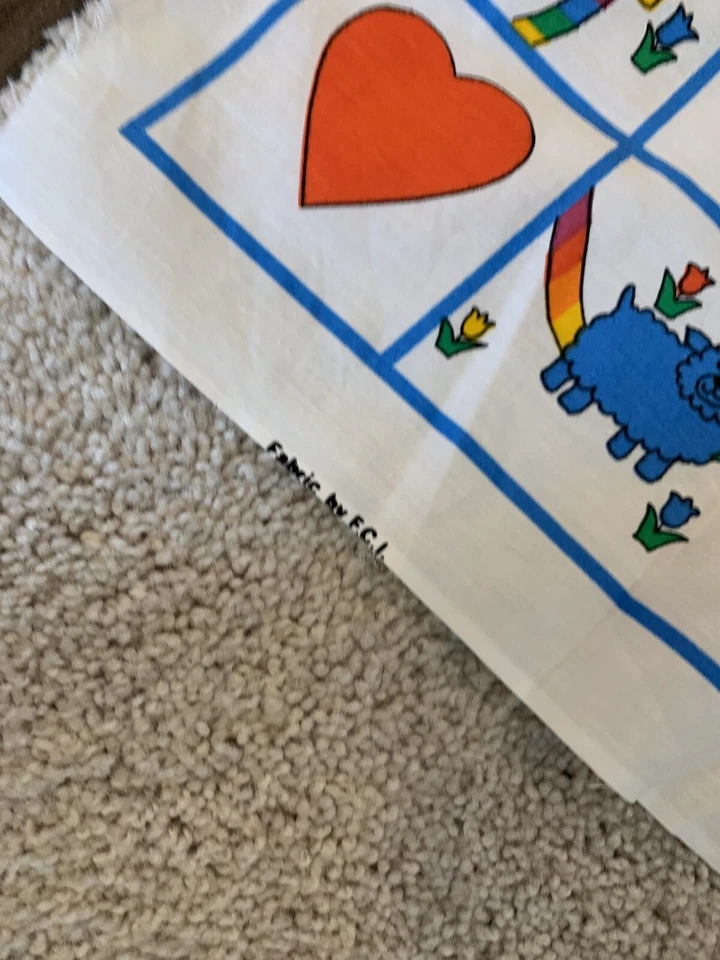 Arco Iris Madre Ganso Humpty Dumpty Rima Infantil Tela Algodón Panel 1.25 Yardas Foto 2 de 4