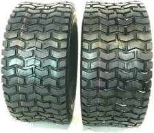 2 Lawn Mower Tires 16x6.50-8 🛞 Turf Tread 4PR Tubeless 🌿 Heavy Duty Pair ✅