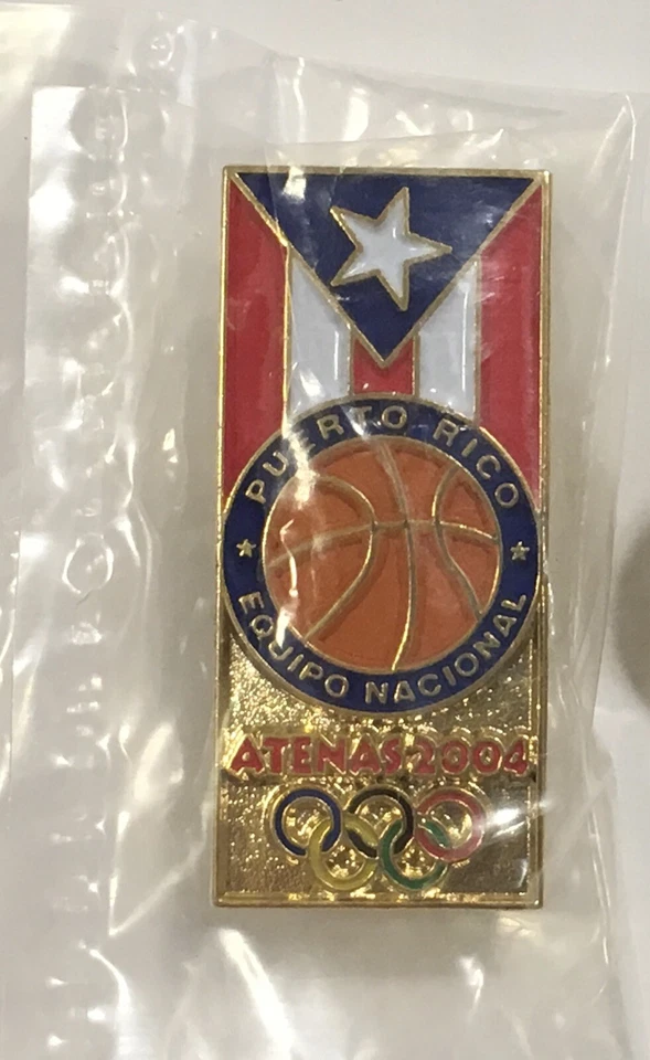 Puerto Rico National Basketball Team 2004 Athens Olympics Pin 🇵🇷 - Image 2 of 3