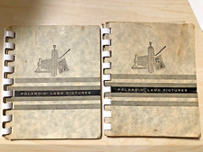 2 Vintage Polaroid Photo Albums For Land Camera Prints 8 pages with photo corner