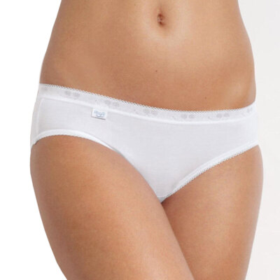 4 Slip Frau sloggi Basic Mini Klassiker aus Baumwolle Elastisch Art.