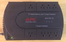 APC ES 650 UPS Battery Backup System 650VA 8 Outlets NEW BATTERY