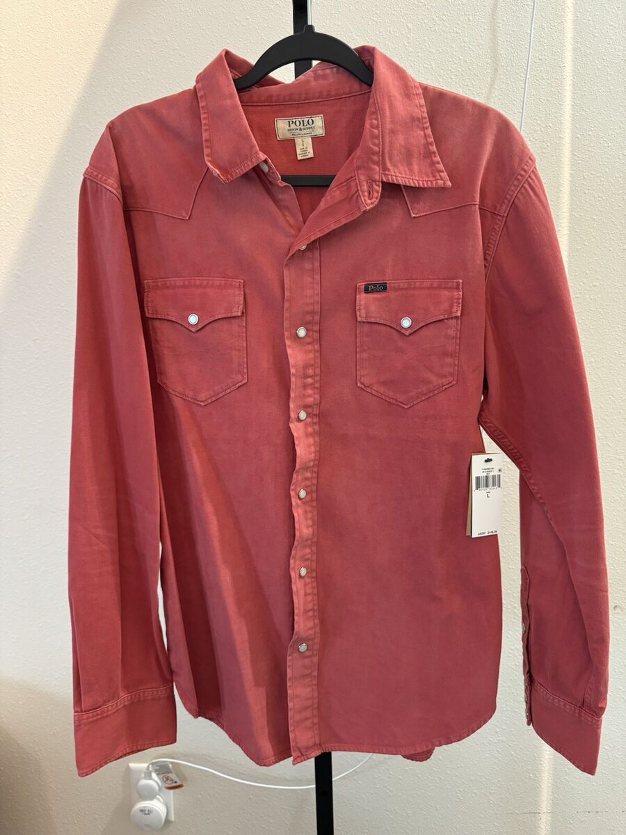 Ralph Lauren Polo Denim & Supply Garment-Dyed Denim Western Ralph Lauren Polo Denim & Supply Garment-Dyed Denim Western