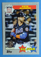 2022 Topps Pete Alonso - 1987 Topps All Star SP #128/299 - New York Mets
