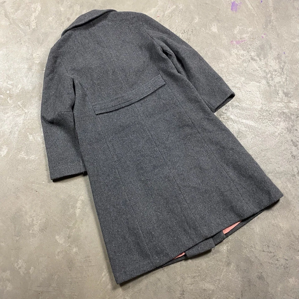 Abrigo de Lana Vintage Años 60 Tweed Top Abrigo Hecho en Unión Trinchera L Doble Pecho Años 50 Foto 3 de 4