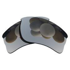 Silver AntiScratch Lenses Replacement For-Oakley Quarter Jacket OO9200 Polarized