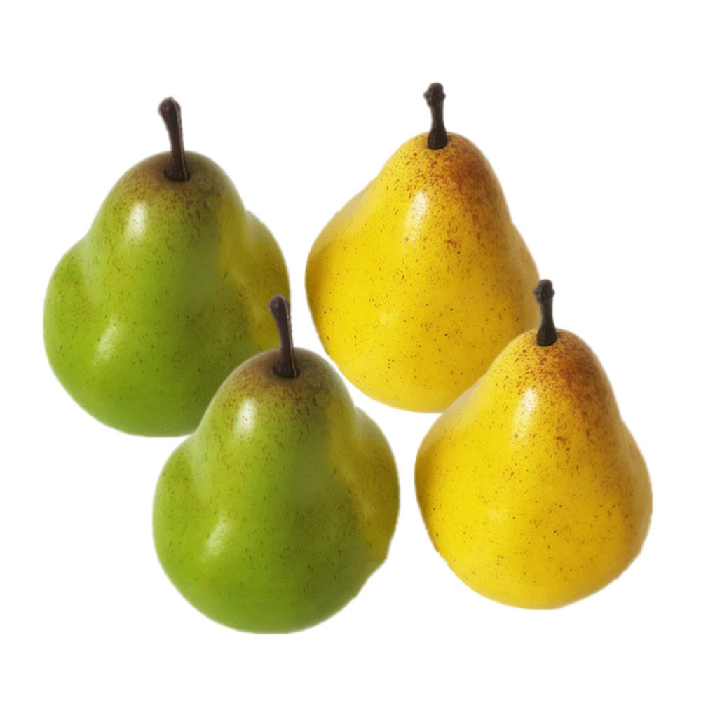 4pcs Artificial Pear Foam Faux Fruit for Decoration eBay