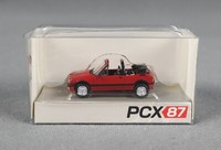 PCX87 Pcx 870502 (H0,1:87) Peugeot 205 Cabriolet, 1986, Rot Neu!
