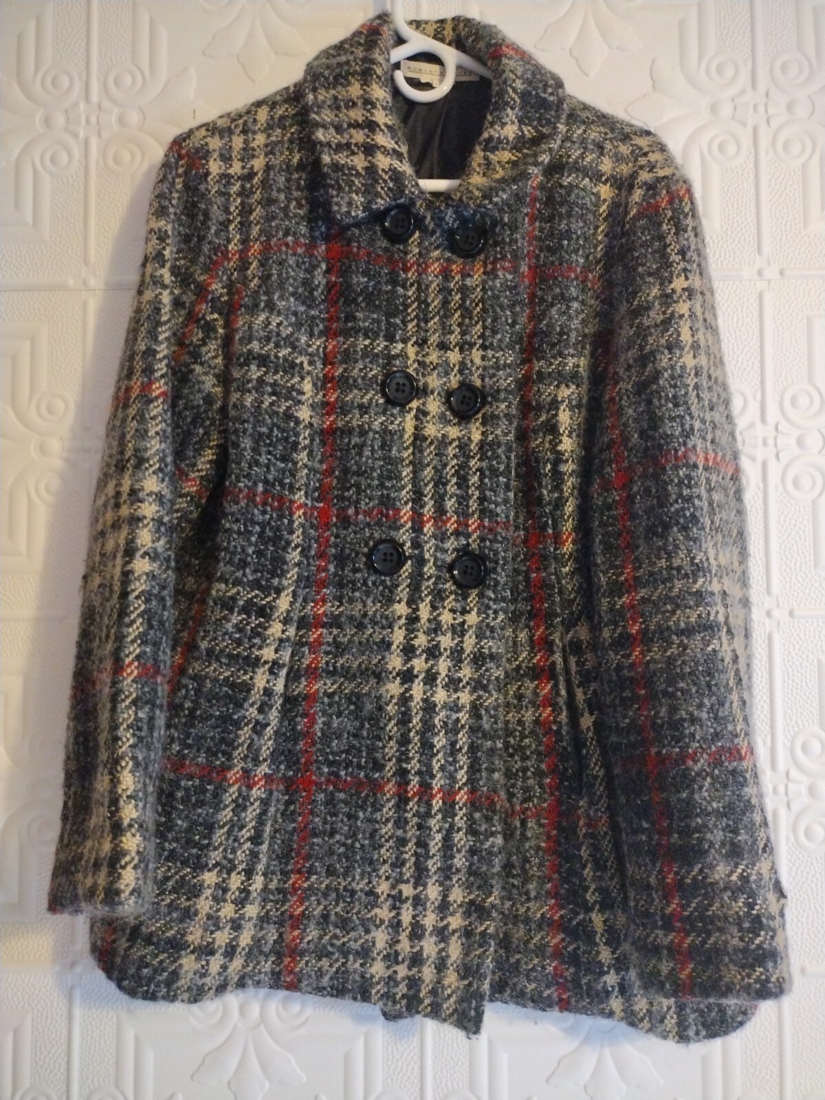 Robert Kitchen Canada Plaid Wool Blend Button-Up … - image 2