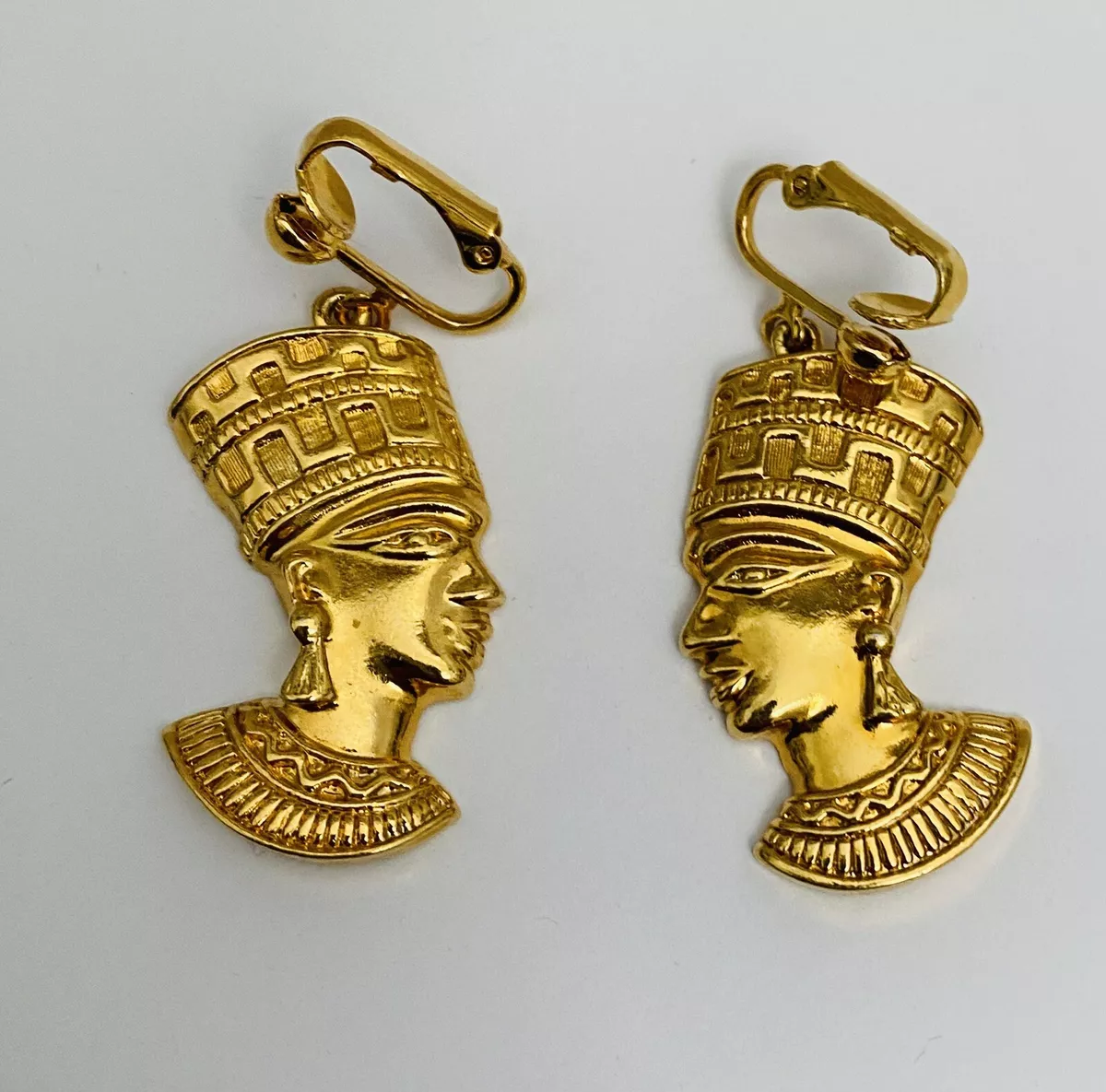 Nefertiti hoop earrings deals