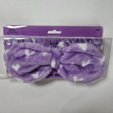 CALA Plush Spa Headband Women's Luxury Cozy Facial Hairband Soft Beauty Relaxing